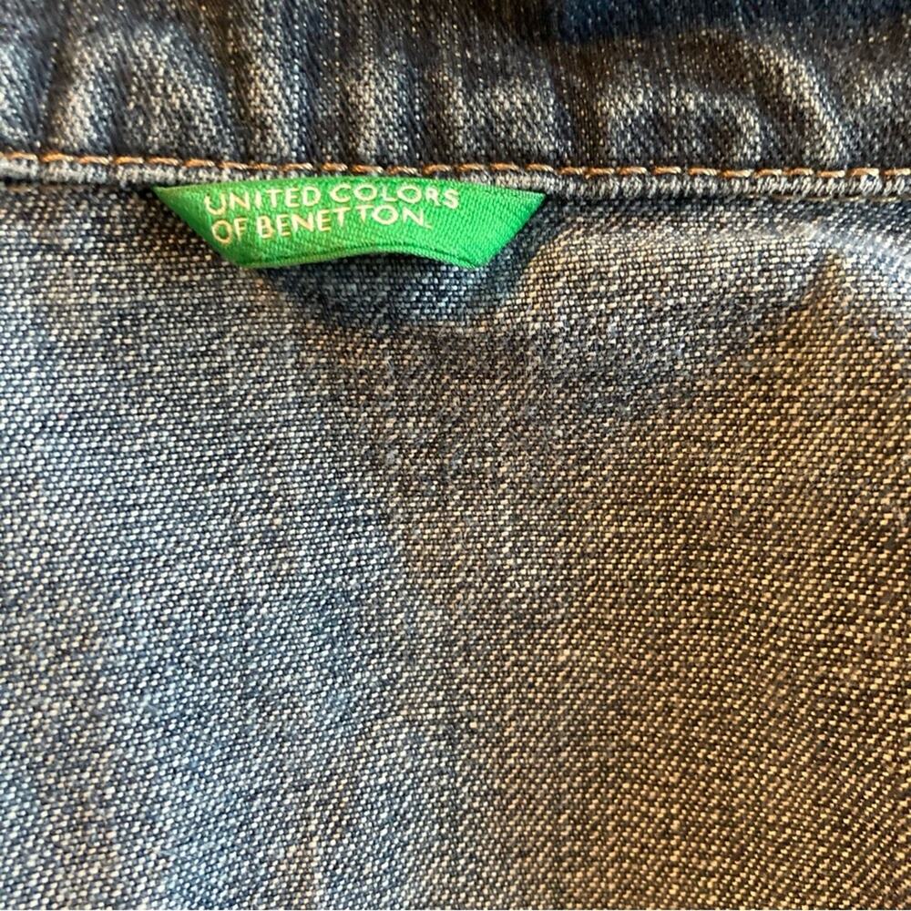 United Colors of Benetton Jean Jacket Size M - Picture 5 of 8
